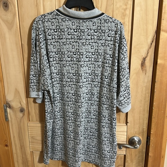 Vintage Greg Norman Collection Tan and black Polo - Picture 2 of 6